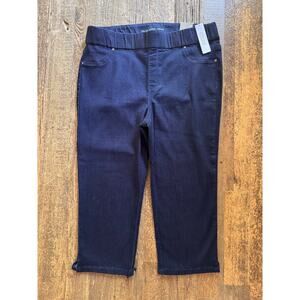 Chico’s Pull On Jegging Capri Size 14 NWT
